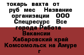 токарь. вахта. от 50 000 руб./мес. › Название организации ­ ООО Спецресурс - Все города Работа » Вакансии   . Хабаровский край,Комсомольск-на-Амуре г.